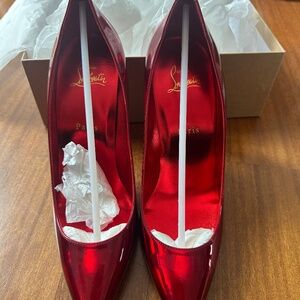 Christian Louis Vuitton Red Shoes